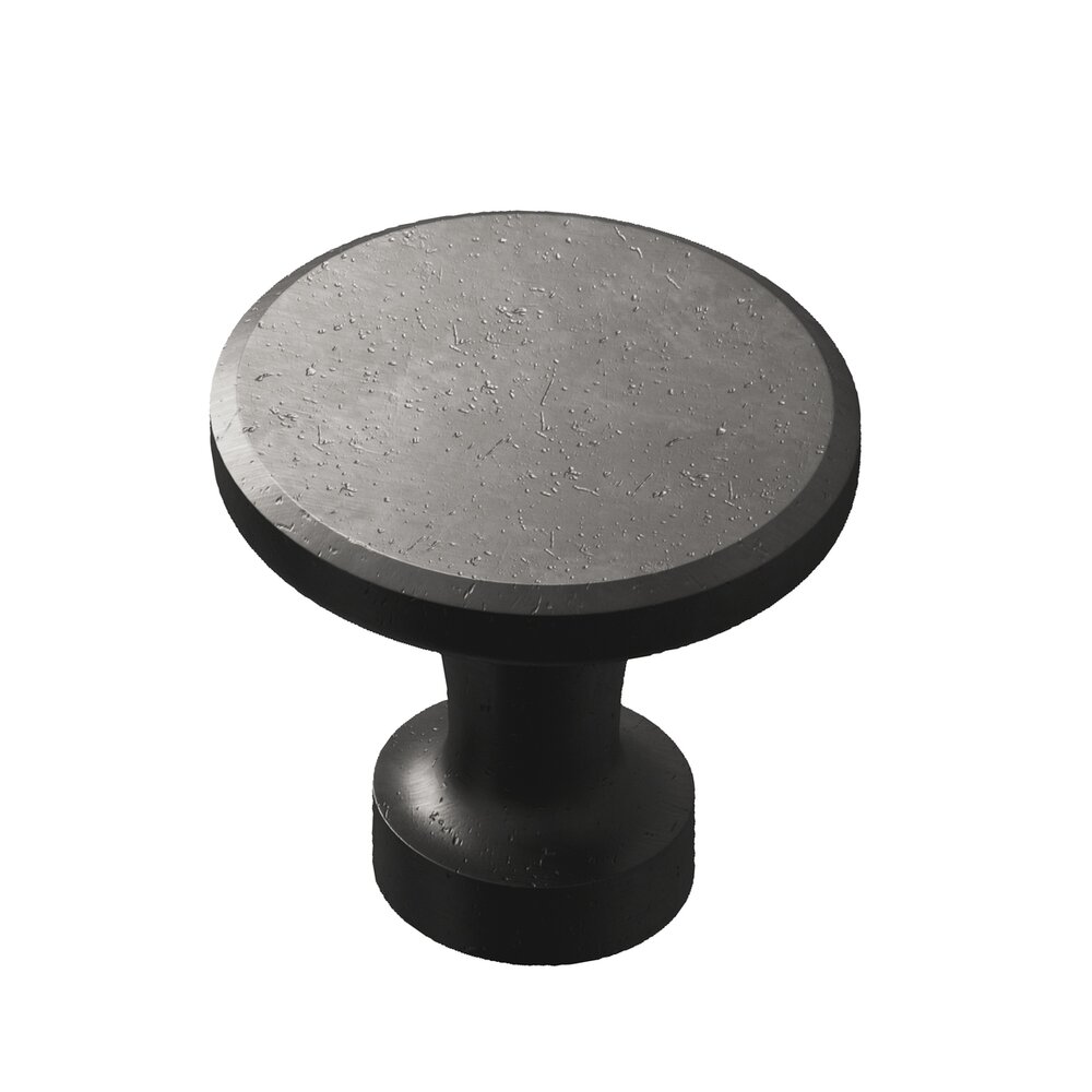 Colonial Bronze 1 3/8" Knob in Distressed Black