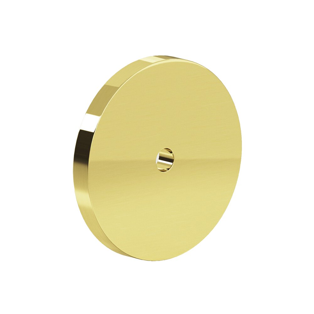 Colonial Bronze 2 1/8" Diameter Backplate in Polished Brass Unlacquered