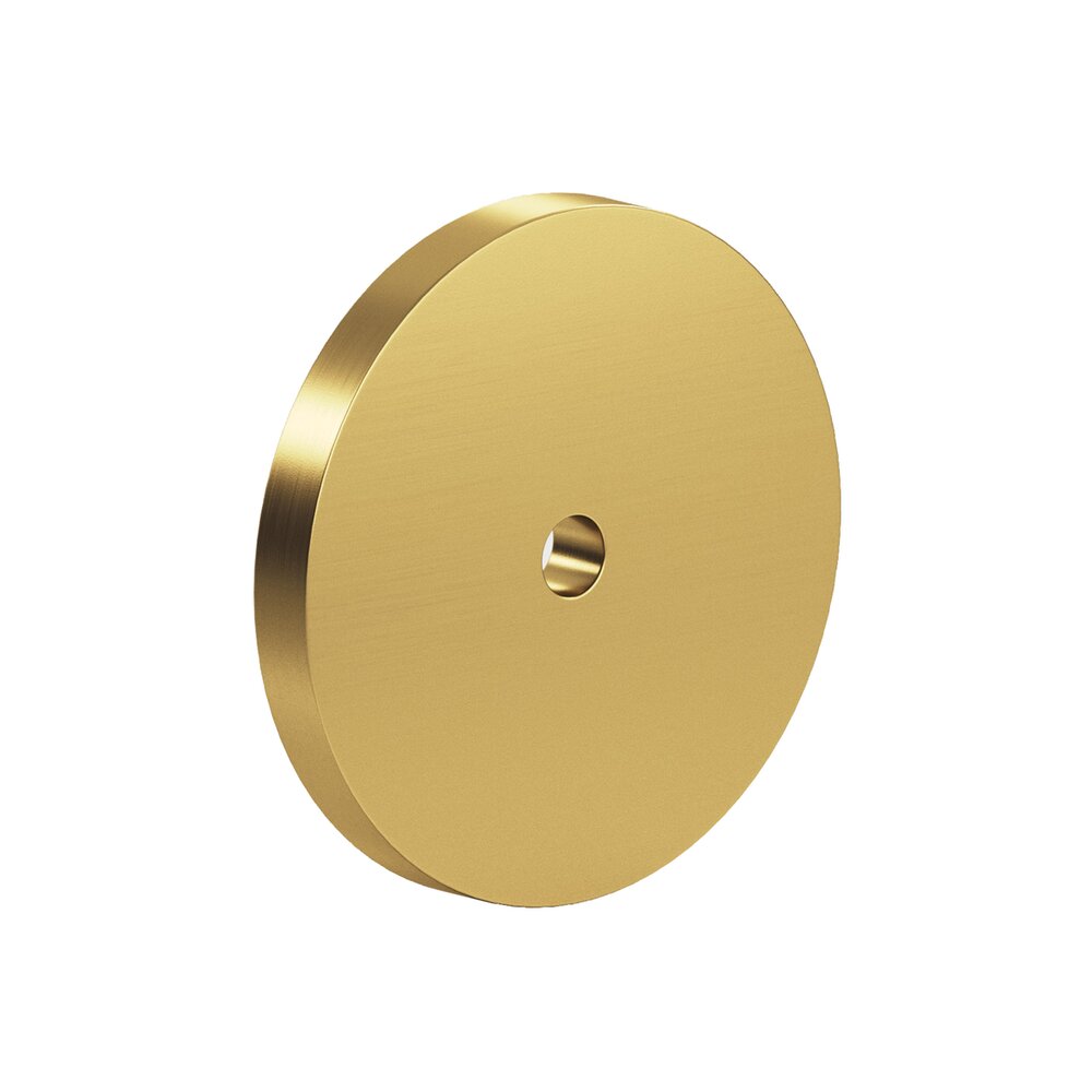 Colonial Bronze 2 1/8" Diameter Backplate in Unlacquered Satin Brass