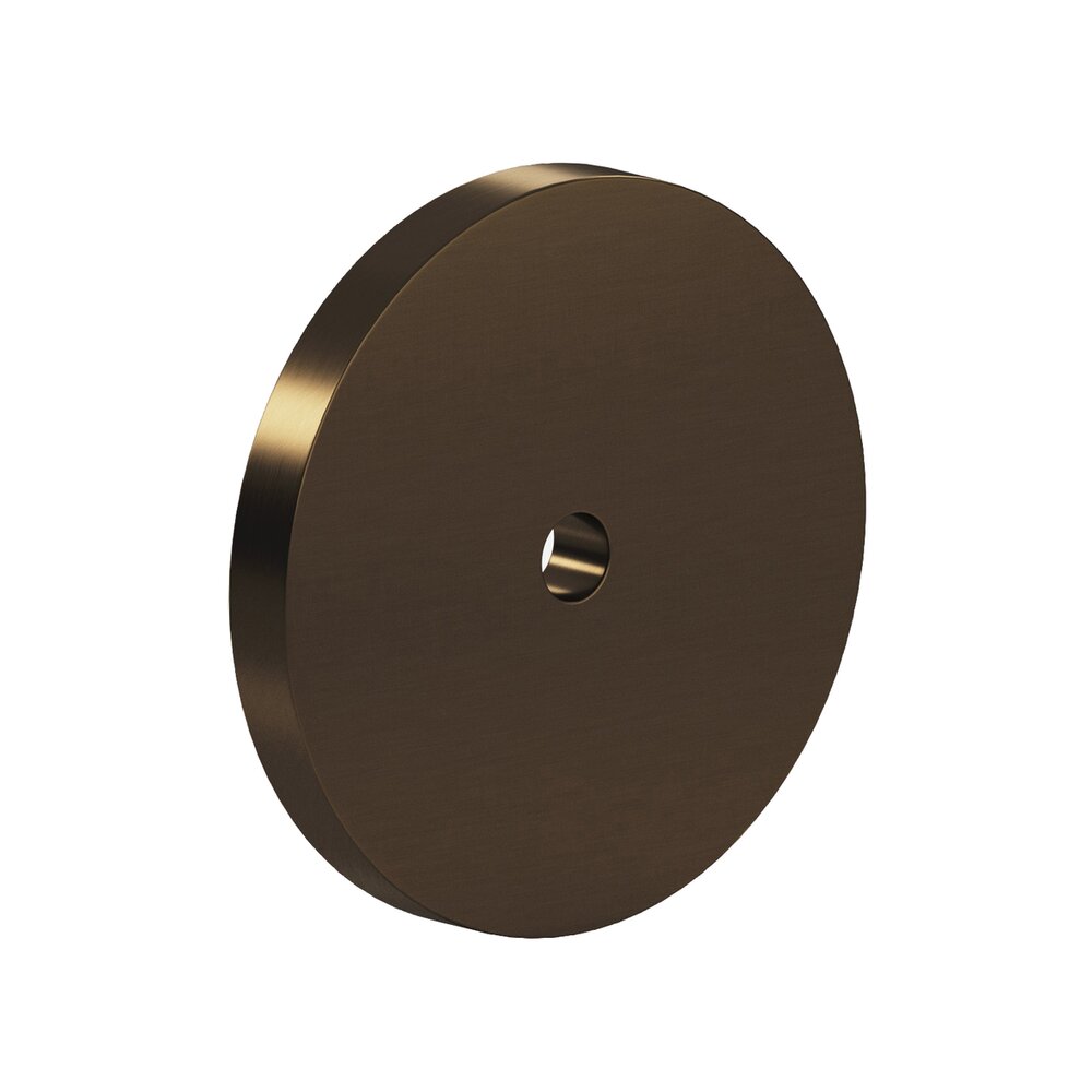 Colonial Bronze 2 1/2" Diameter Backplate in Unlacquered Oil Rubbed Bronze