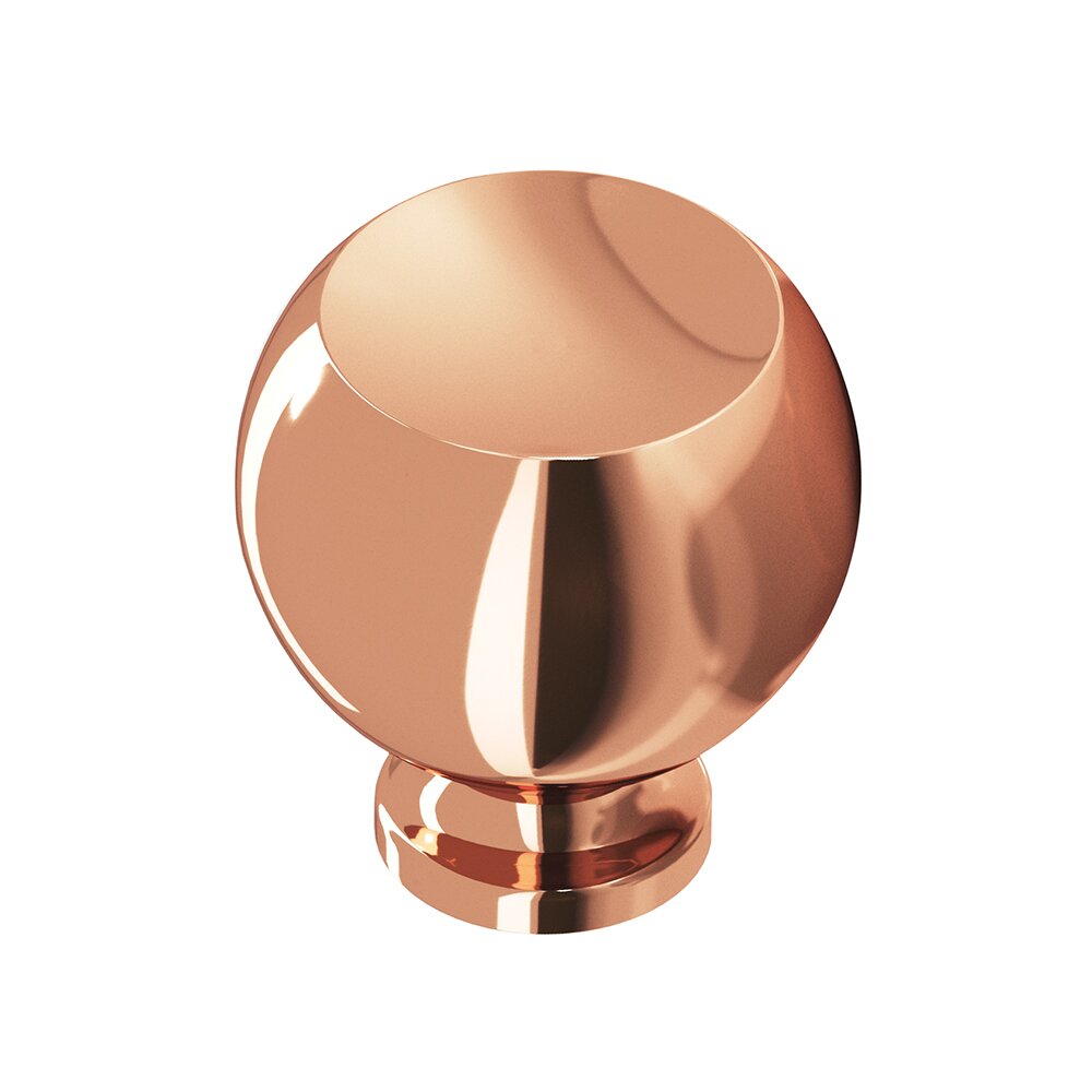 Colonial Bronze 1" Knob in Polished Copper