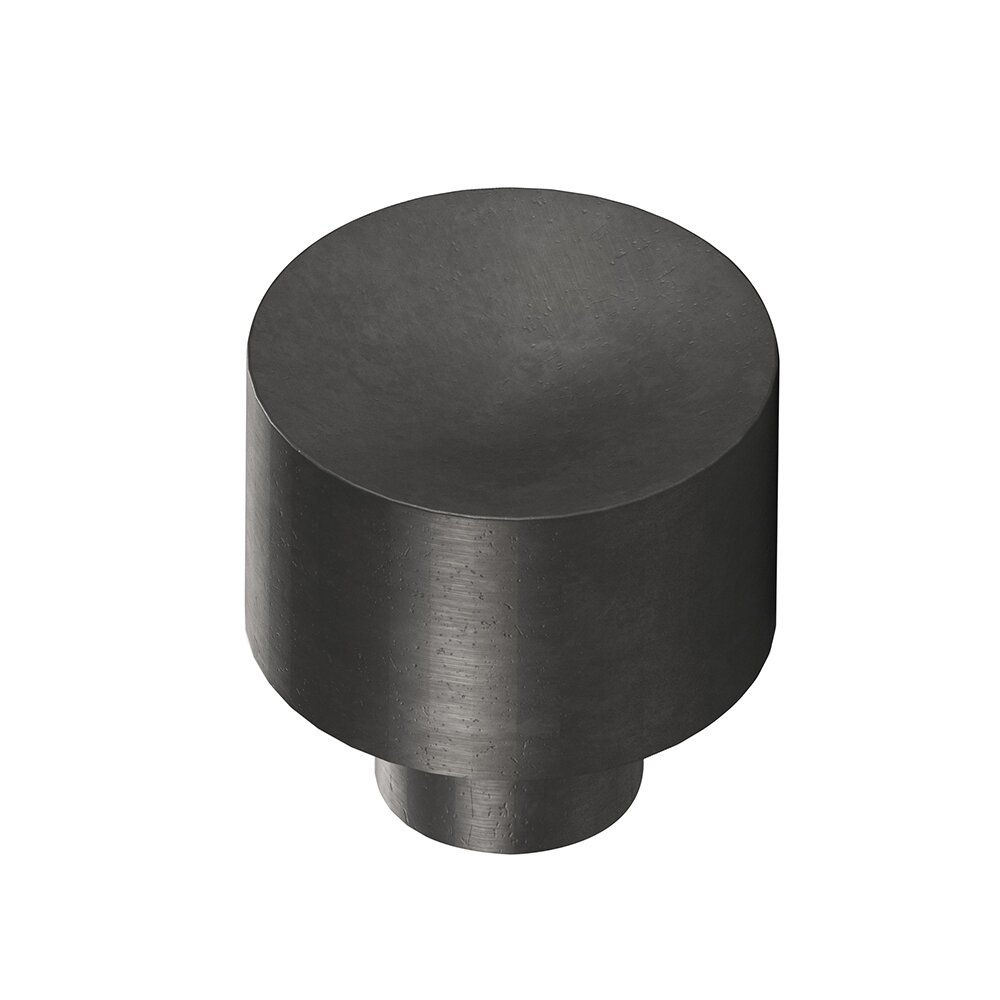 Colonial Bronze 1" Knob in Distressed Black