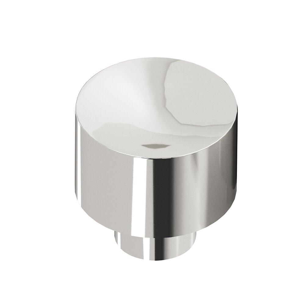 Colonial Bronze 1-1/4" Diameter Cabinet Knob in Polished Nickel