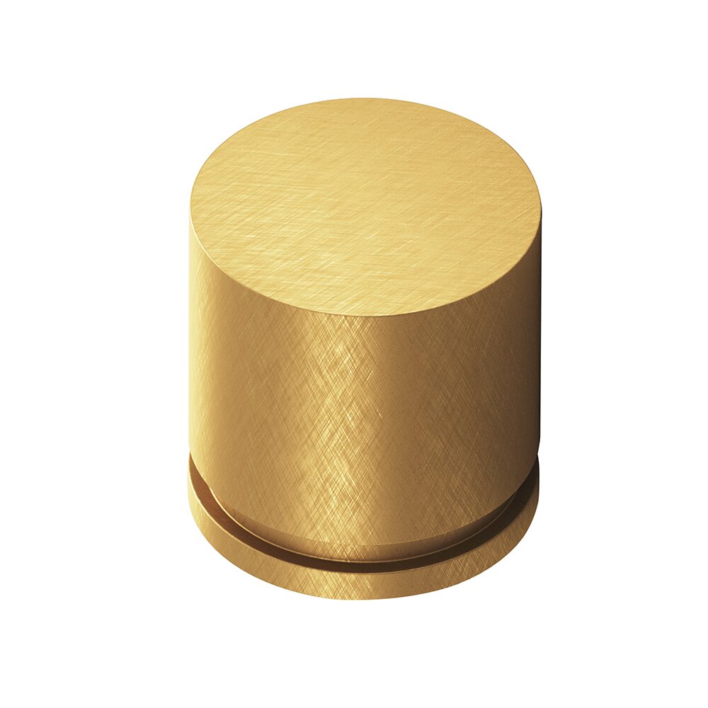 Colonial Bronze 1 1/4" Knob in Weathered Brass