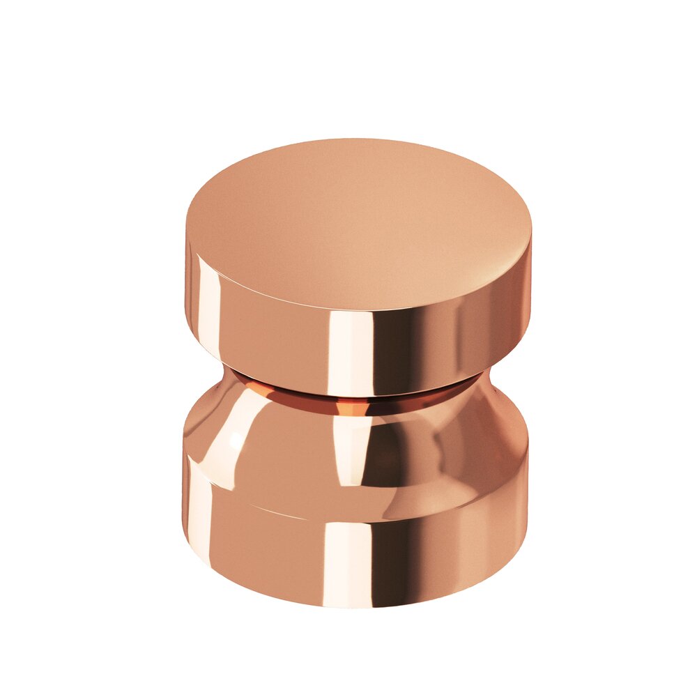 Colonial Bronze 1 1/4" Knob in Polished Copper