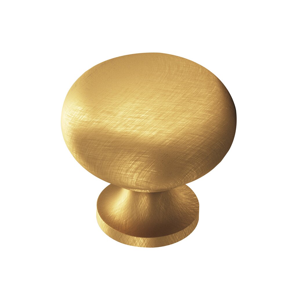 Colonial Bronze 3/4" Diameter Knob in Weathered Brass