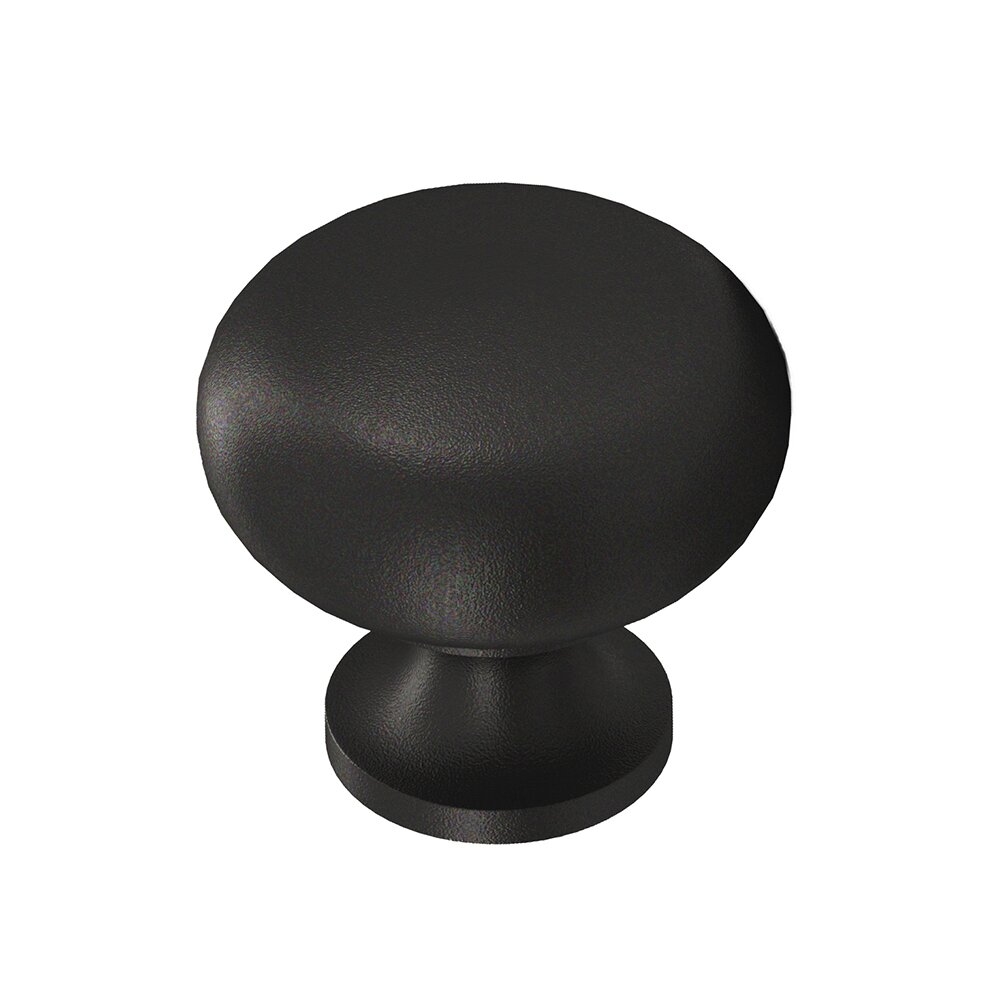 Colonial Bronze 1" Cabinet Knob Hand Finished in Frost Black
