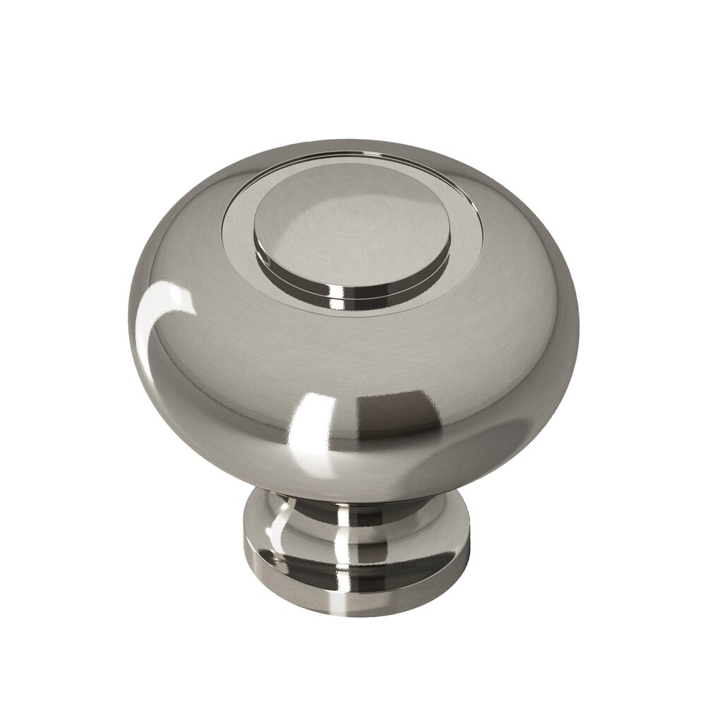 Colonial Bronze 1 1/2" Knob In Nickel Stainless