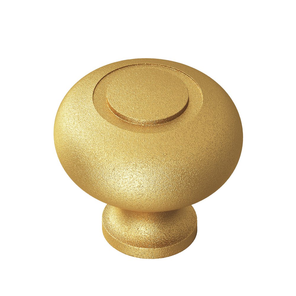 Colonial Bronze 1 1/2" Knob in Frost Brass