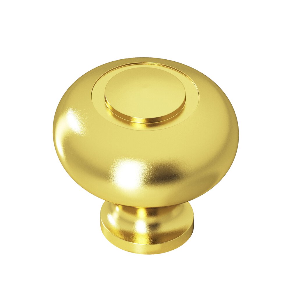 Colonial Bronze 1 1/2" Knob In French Gold