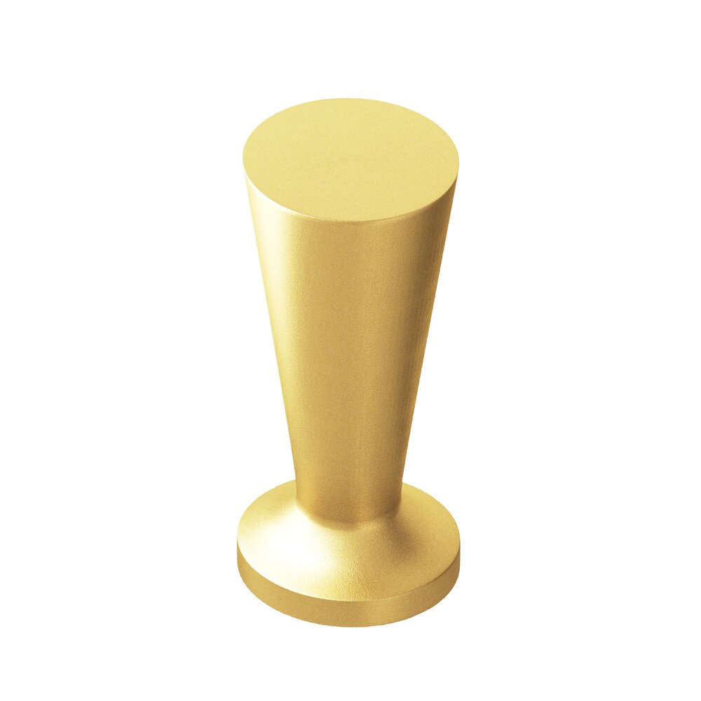 Colonial Bronze 9/16" Knob in Frost Brass