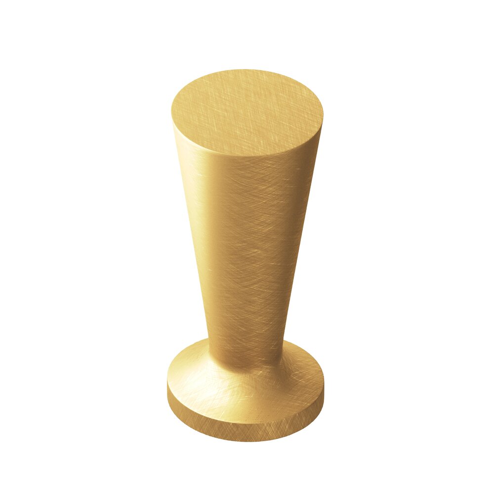 Colonial Bronze 9/16" Knob in Weathered Brass