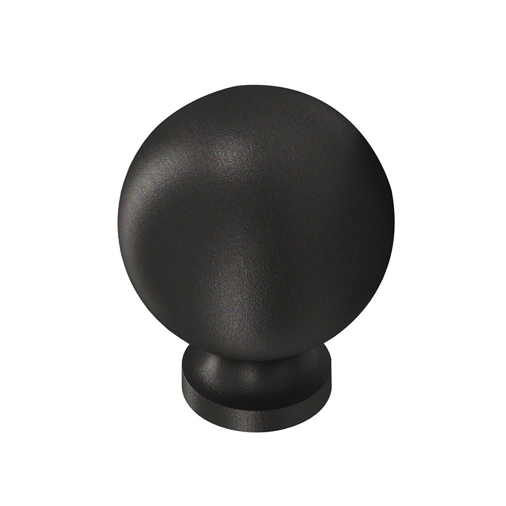 Colonial Bronze 1" Cabinet Knob Hand Finished in Frost Black