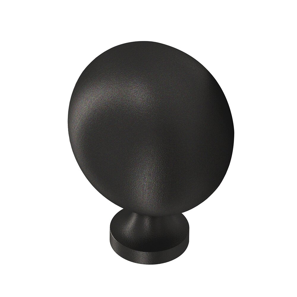 Colonial Bronze 1 1/4" Cabinet Knob Hand Finished in Frost Black