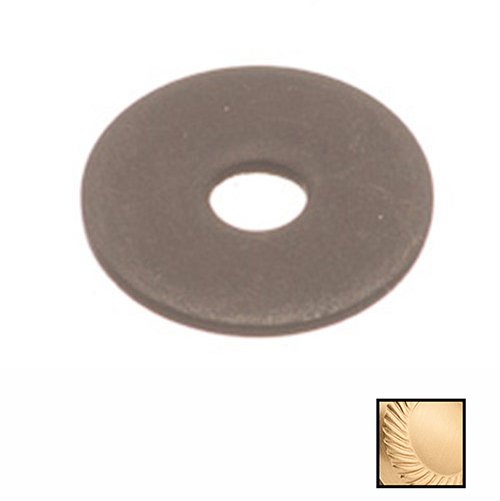 Colonial Bronze 1" Diameter Backplate in Unlacquered Satin Brass