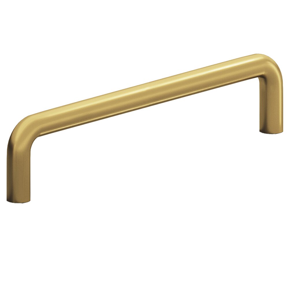 Colonial Bronze 8" Centers Appliance/Oversized Pull in Unlacquered Satin Brass