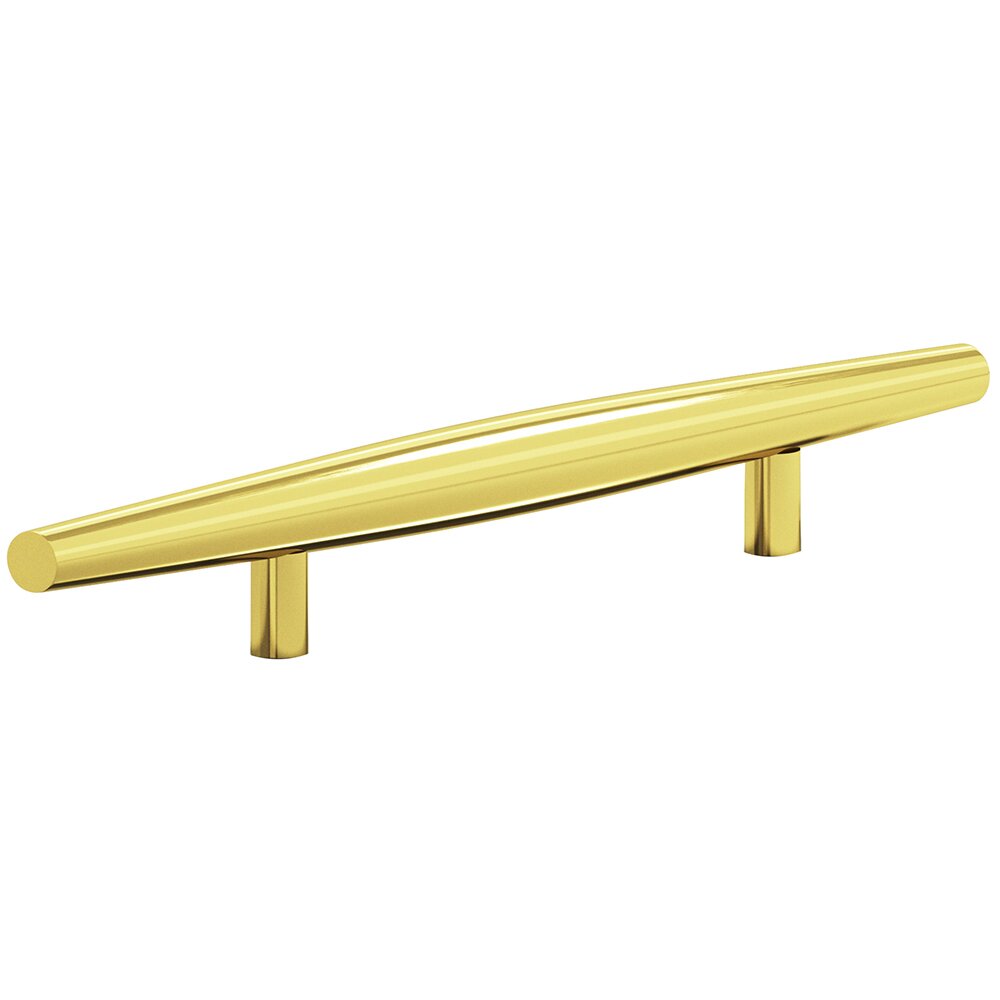 Colonial Bronze 6" Centers Cigar Pull in French Gold