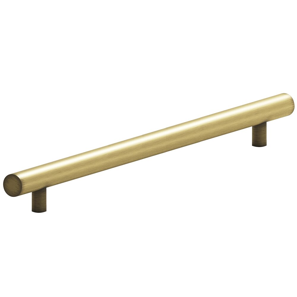 Colonial Bronze 10" Centers Appliance Pull with Bullnose Ends in Matte Antique Brass