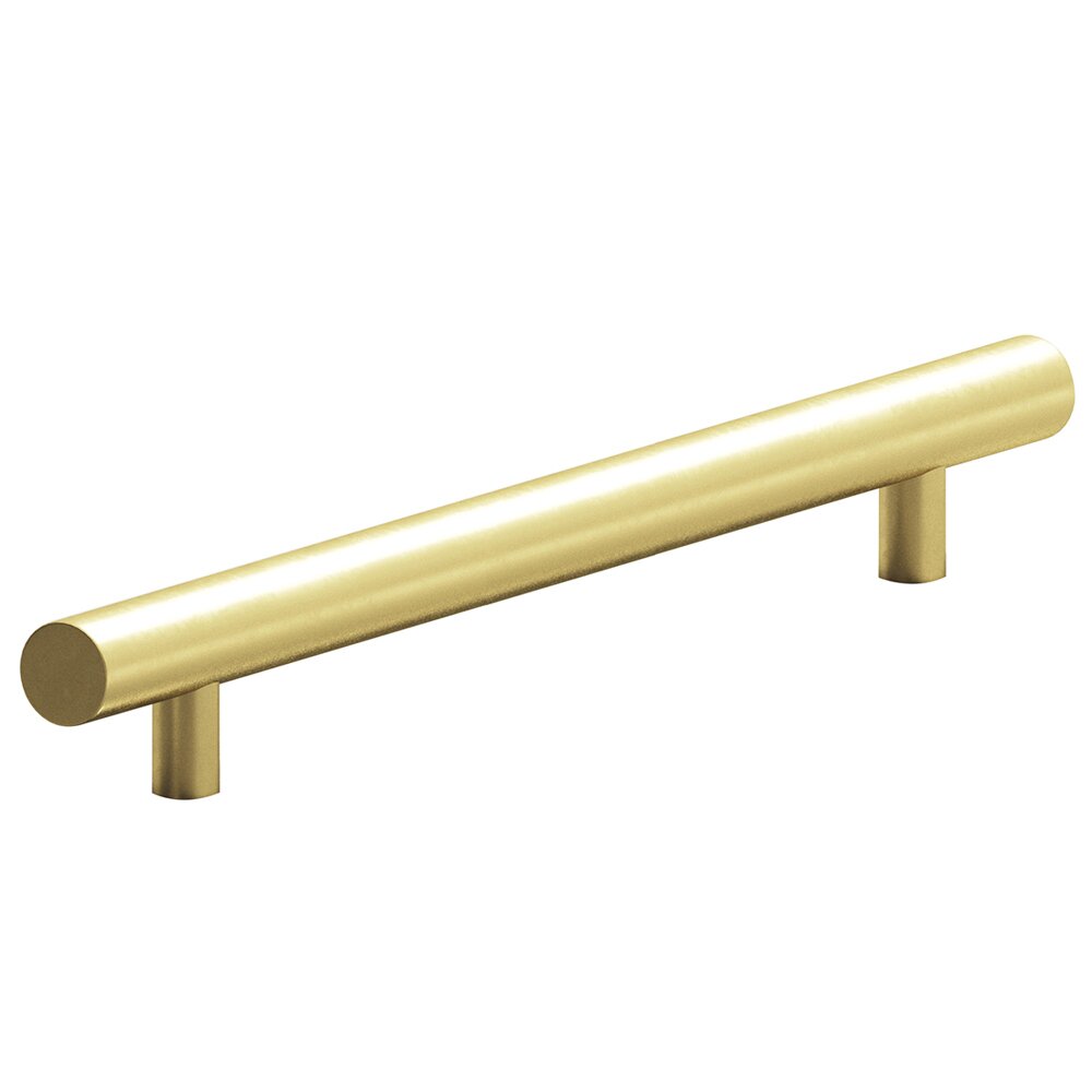 Colonial Bronze 8" Centers Appliance/Oversized Pull in Matte Satin Brass