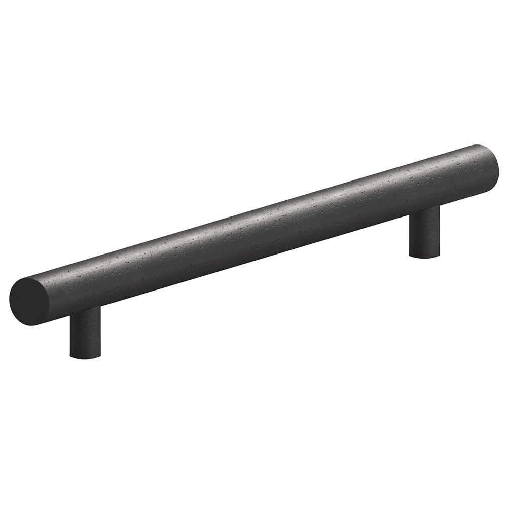 Colonial Bronze 8" Centers European Appliance Bar Pull in Distressed Black