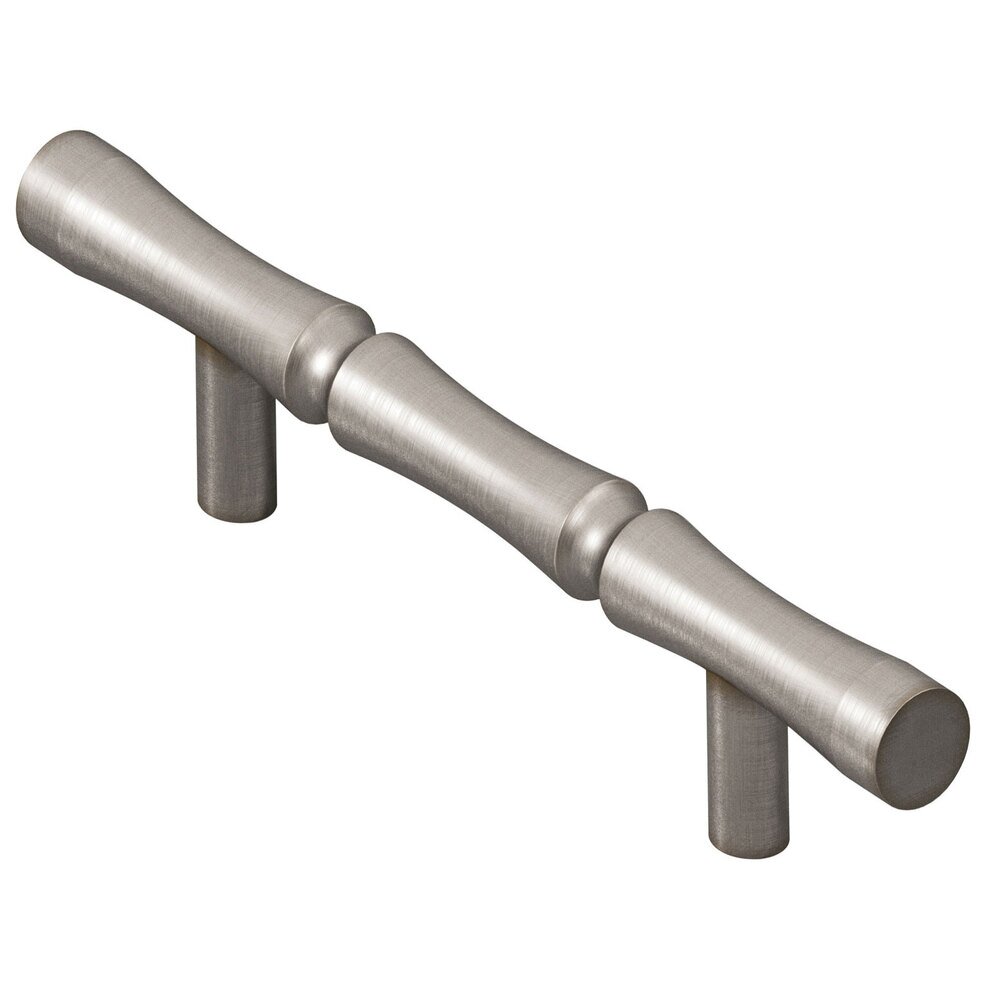 Colonial Bronze 3" Centers Bamboo Pull in Pewter