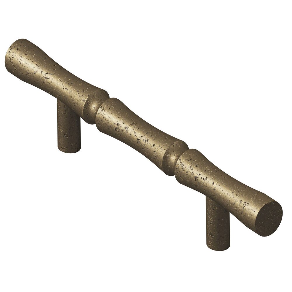 Colonial Bronze 3" Centers Bamboo Pull in Distressed Oil Rubbed Bronze