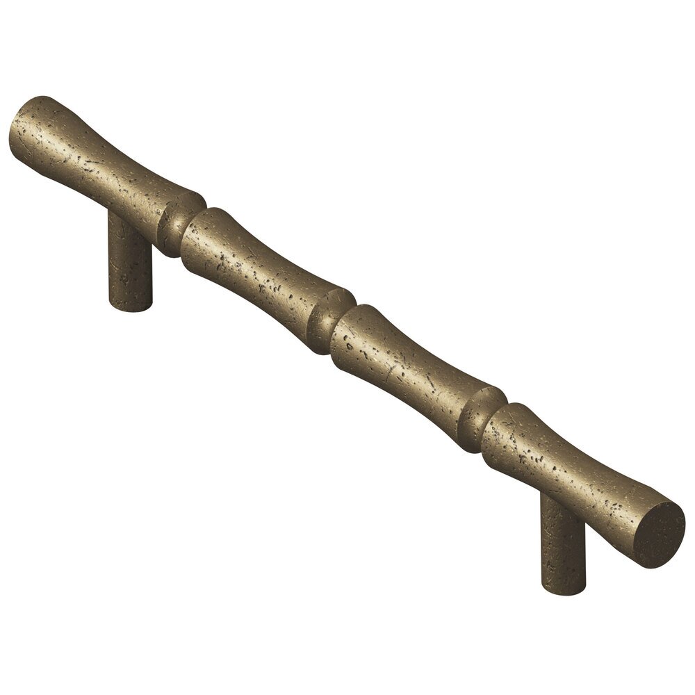 Colonial Bronze 4 1/2" Centers Bamboo Pull in Distressed Oil Rubbed Bronze