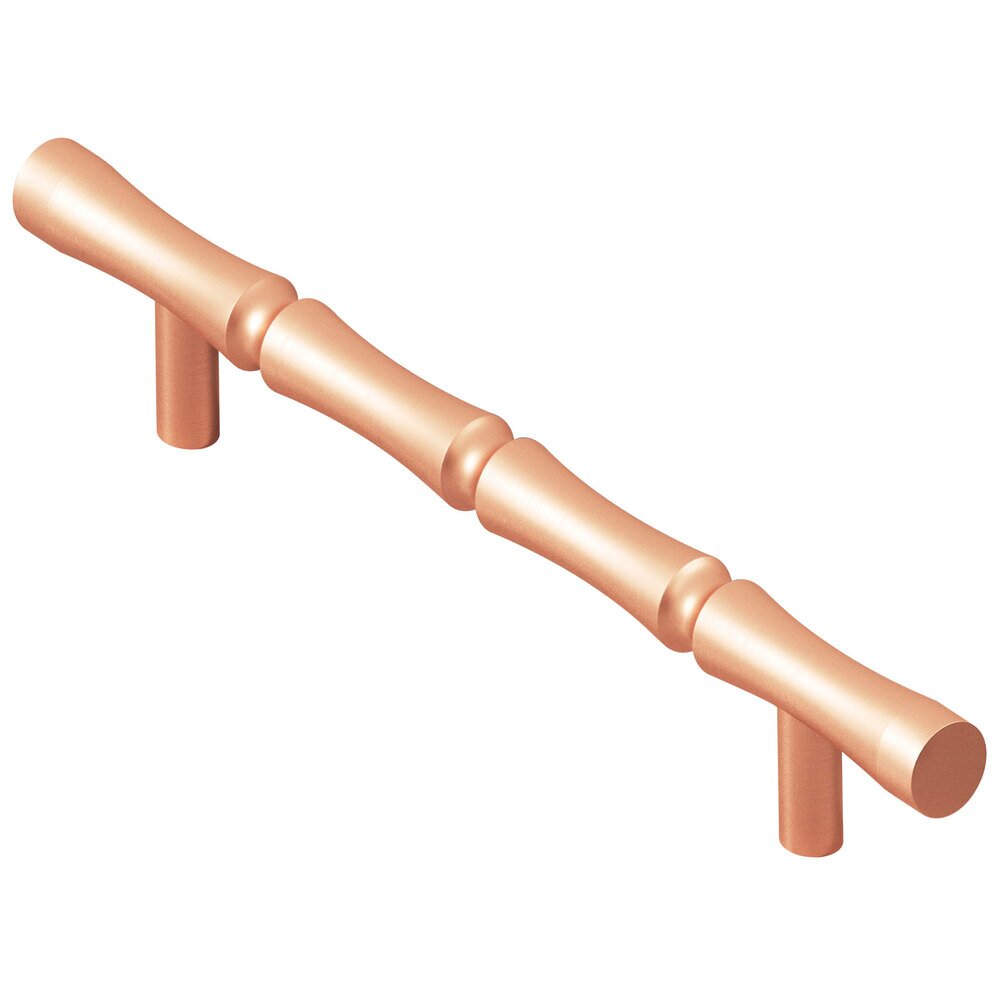 Colonial Bronze 4 1/2" Centers Bamboo Pull in Matte Satin Copper