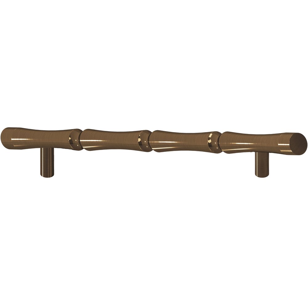 Colonial Bronze 9 1/2" Centers Bamboo Style Surface Mount Pull in Light Statuary Bronze