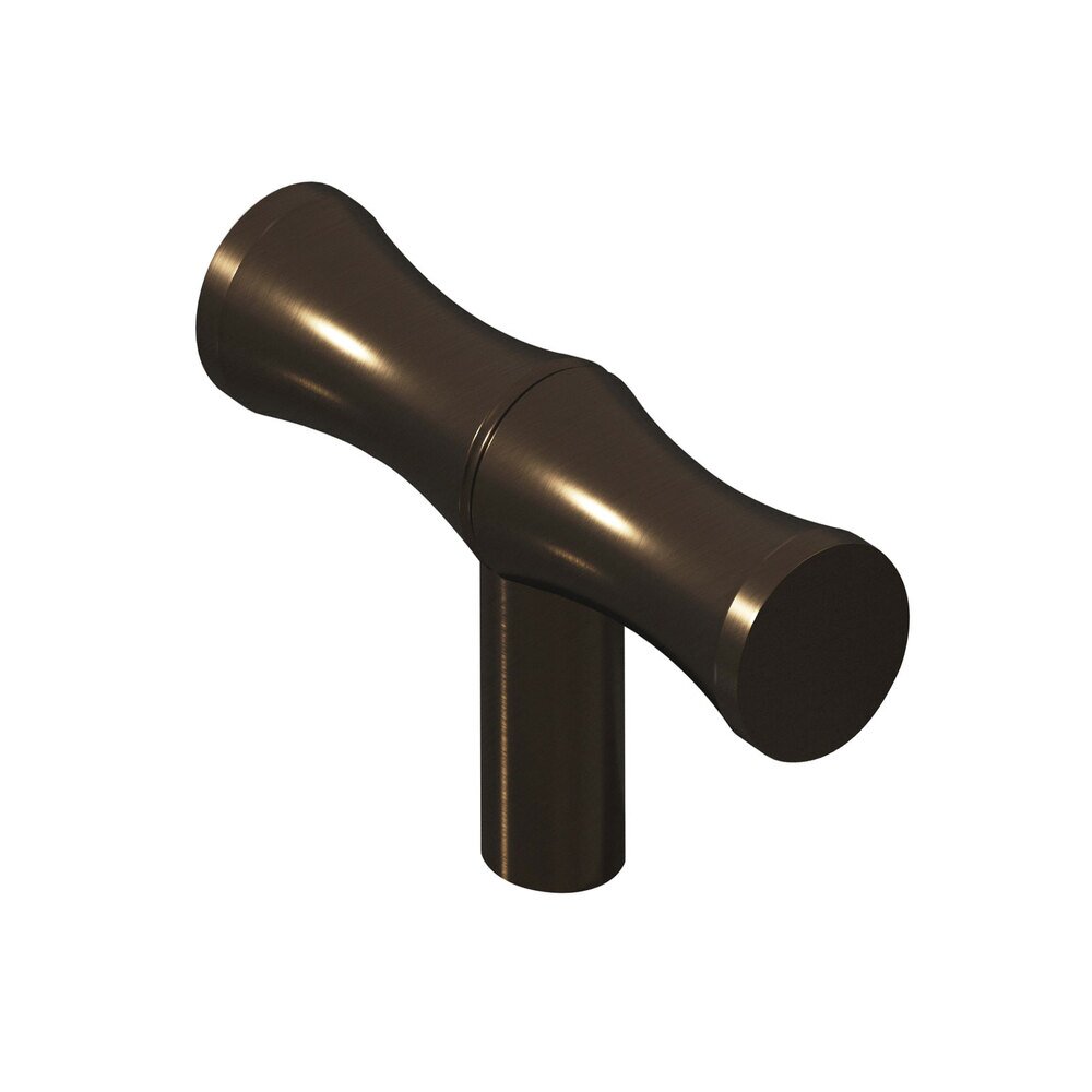 Colonial Bronze 1 1/2" Bamboo Knob in Unlacquered Oil Rubbed Bronze