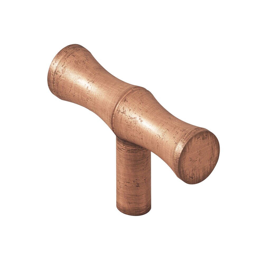 Colonial Bronze 1 1/2" Bamboo Knob in Distressed Antique Copper