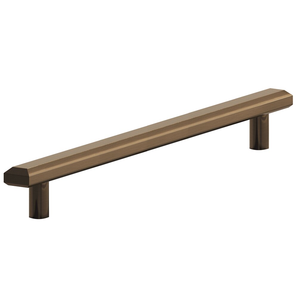 Colonial Bronze 10" Centers Beveled Appliance Pull in Light Statuary Bronze