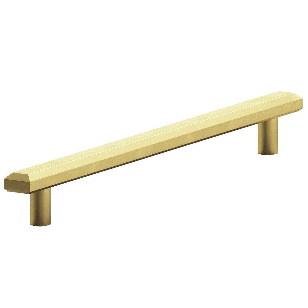 Colonial Bronze 10" Centers Beveled Appliance/Oversized Pull in Matte Satin Brass