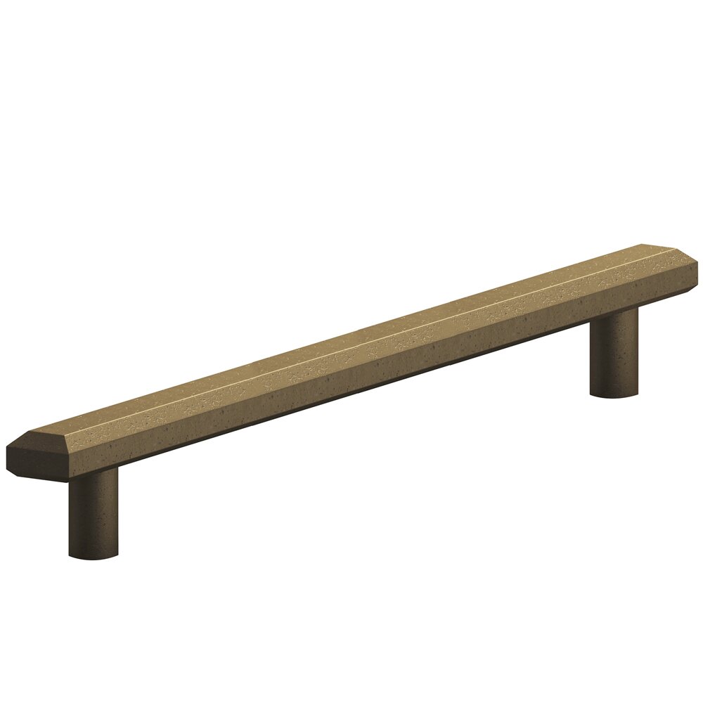 Colonial Bronze 8" Centers Beveled Appliance/Oversized Pull in Distressed Oil Rubbed Bronze