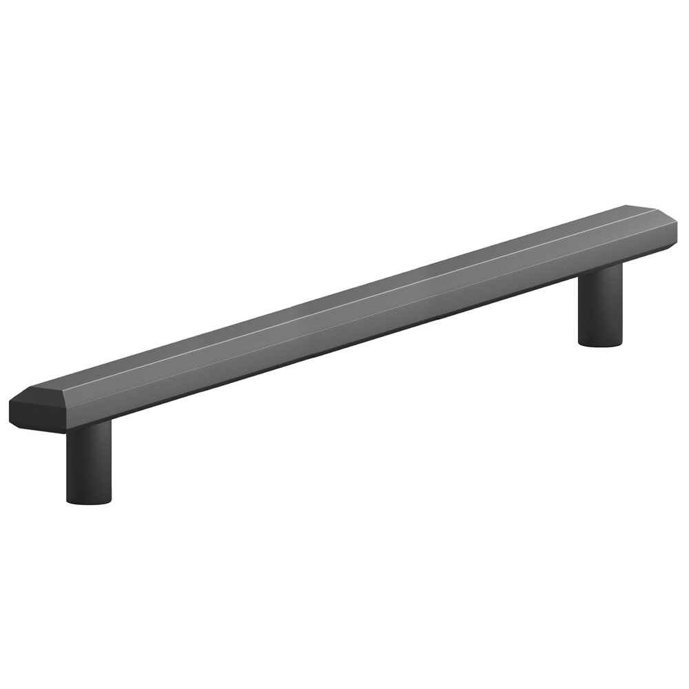 Colonial Bronze 10" Centers Beveled Appliance Pull in Matte Graphite