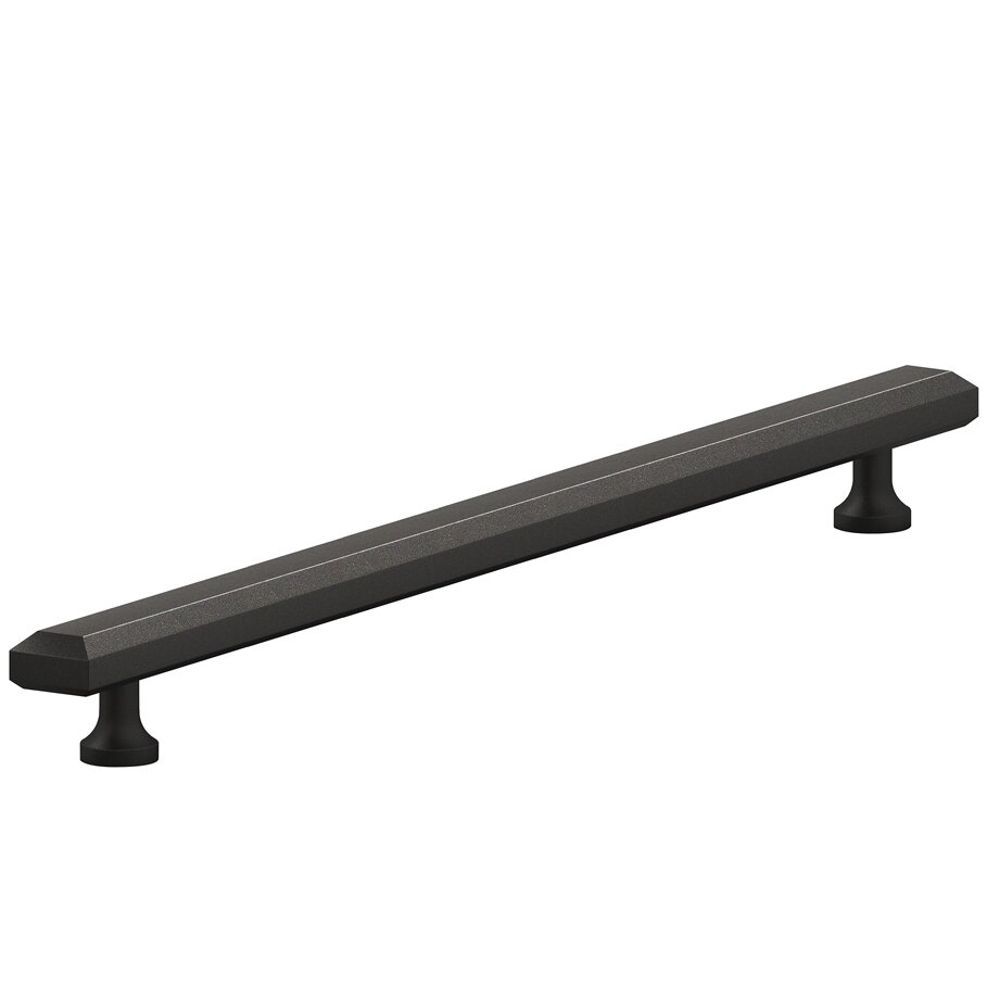 Colonial Bronze 10" Centers Cabinet Pull Hand Finished in Frost Black