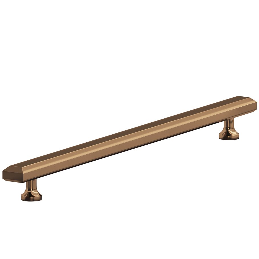 Colonial Bronze 10" Centers Cabinet Pull Hand Finished in Polished Bronze