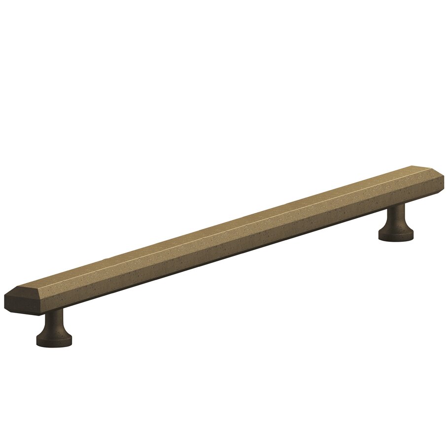Colonial Bronze 10" Centers Cabinet Pull Hand Finished in Distressed Oil Rubbed Bronze
