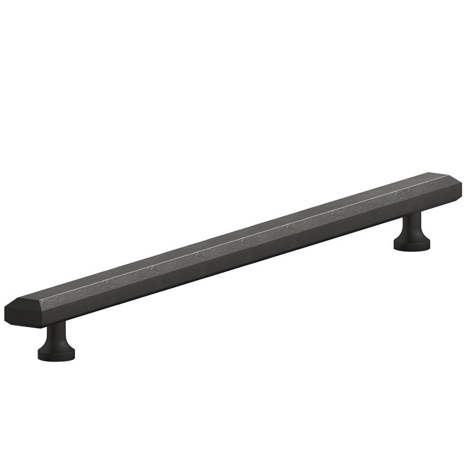 Colonial Bronze 10" Centers Cabinet Pull Hand Finished in Distressed Black