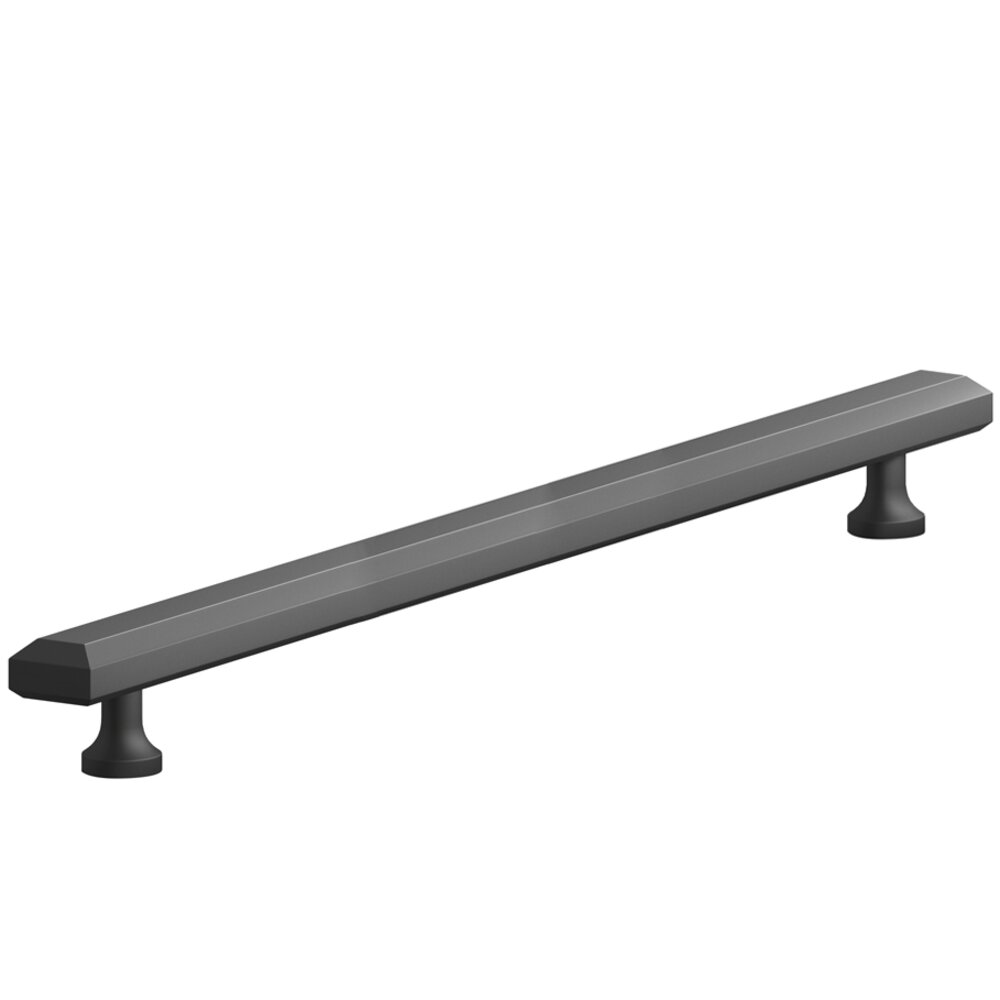 Colonial Bronze 10" Centers Cabinet Pull Hand Finished in Matte Graphite