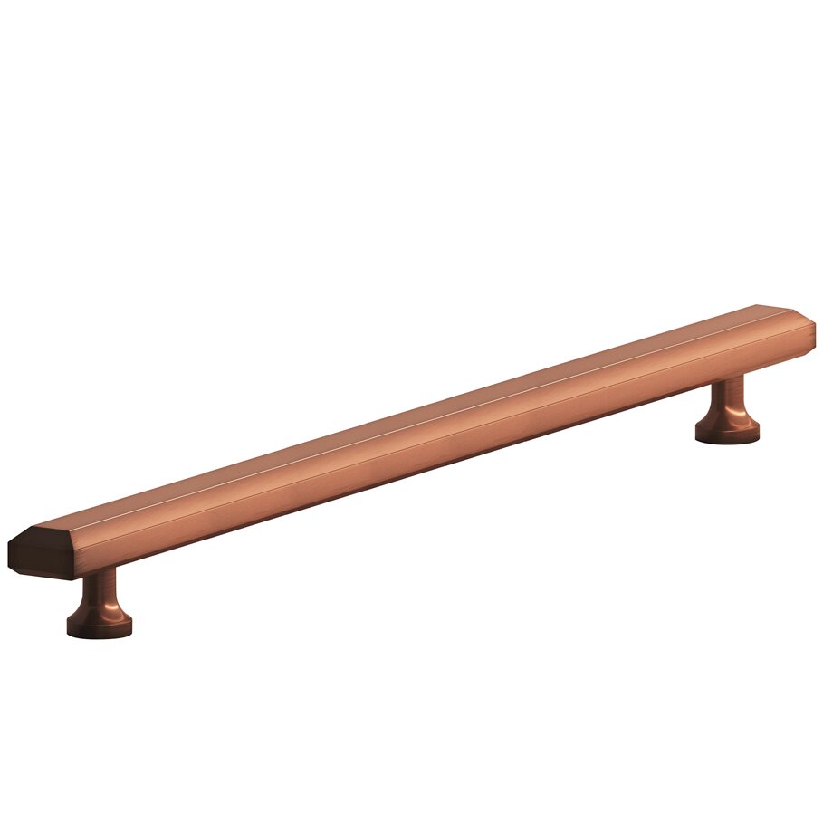 Colonial Bronze 10" Centers Cabinet Pull Hand Finished in Matte Antique Copper
