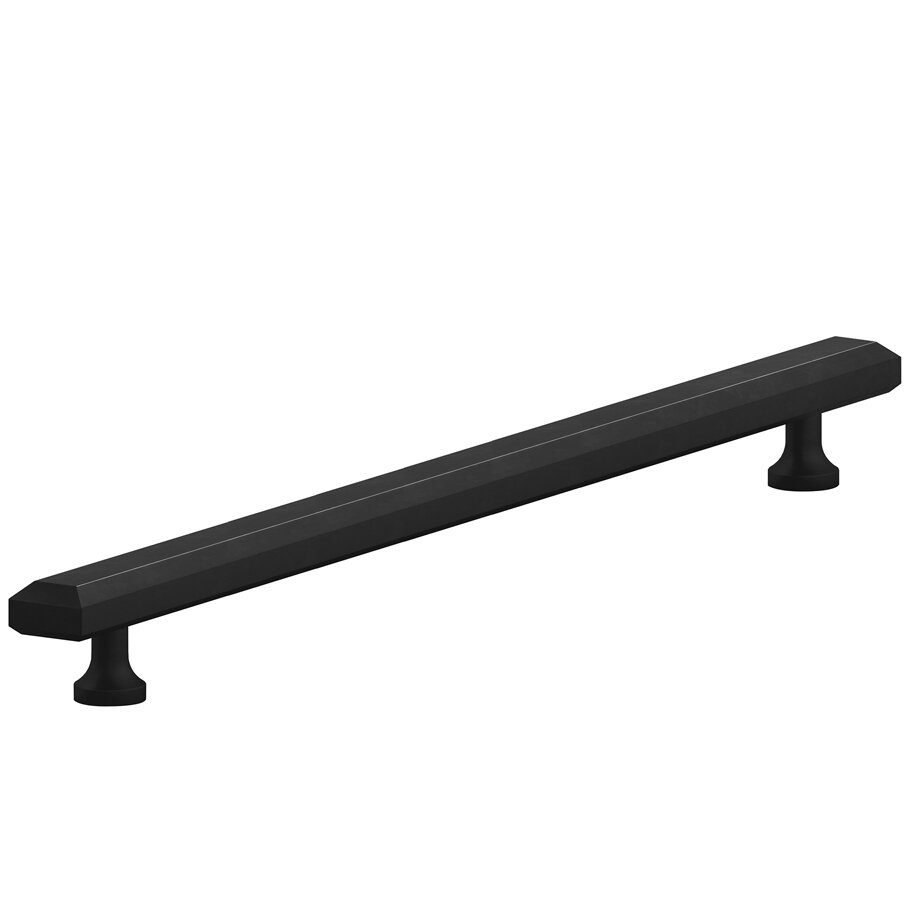 Colonial Bronze 10" Centers Cabinet Pull Hand Finished in Matte Satin Black