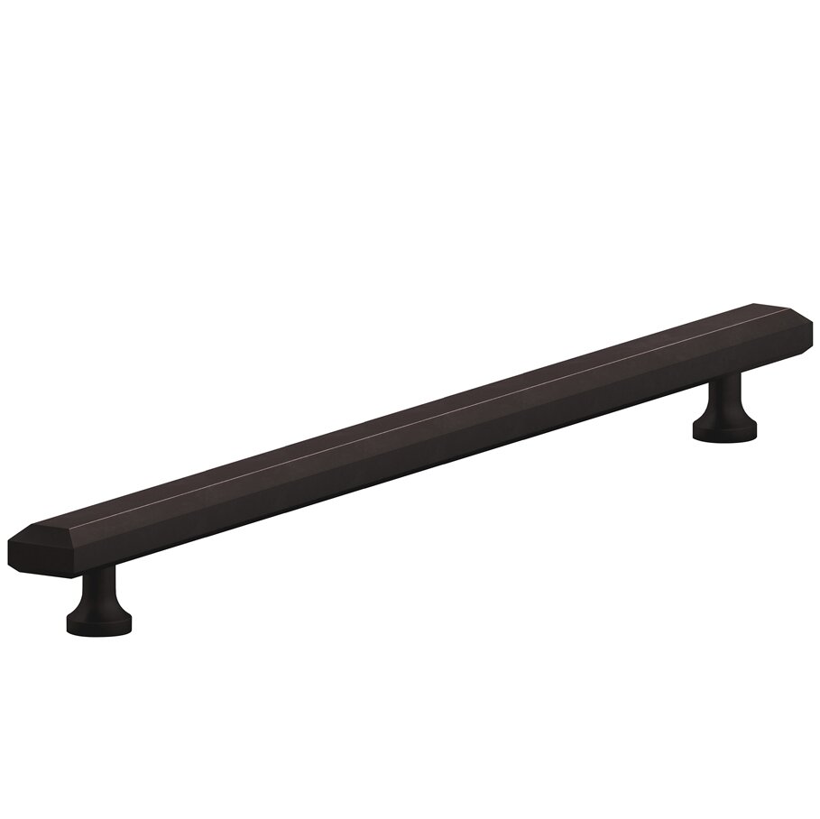 Colonial Bronze 10" Centers Cabinet Pull Hand Finished in Matte Dark Statuary Bronze