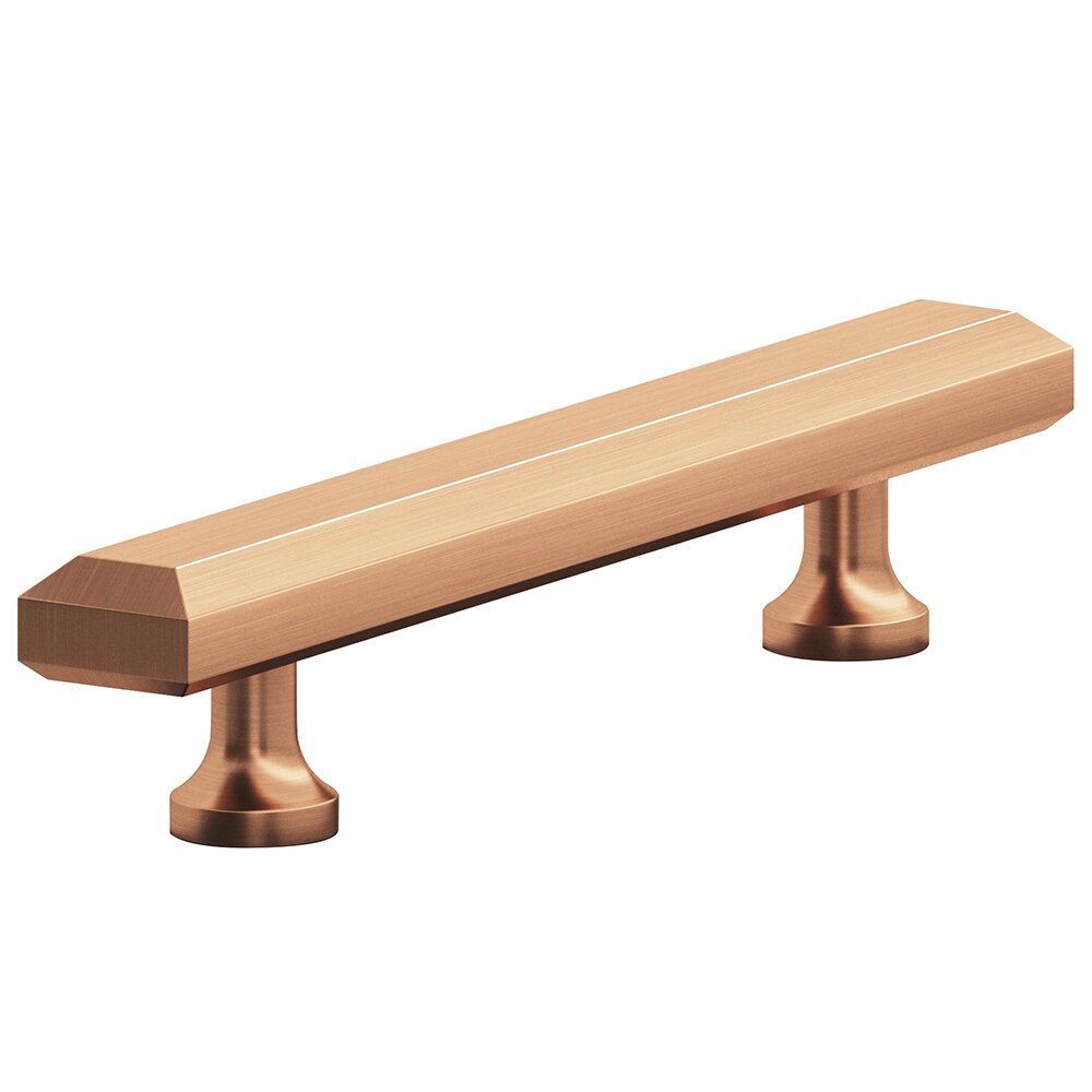 Colonial Bronze 3" Centers Cabinet Pull Hand Finished in Satin Bronze