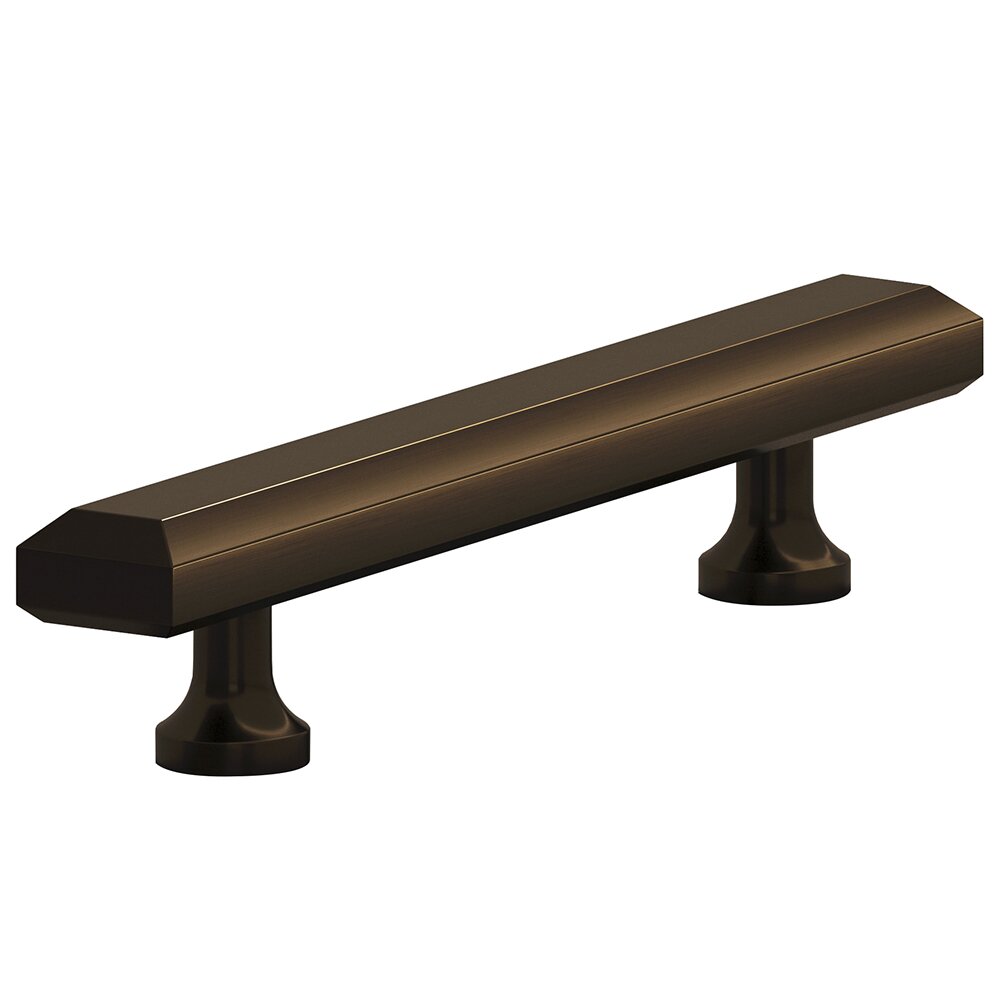 Colonial Bronze 3" Centers Cabinet Pull Hand Finished in Oil Rubbed Bronze