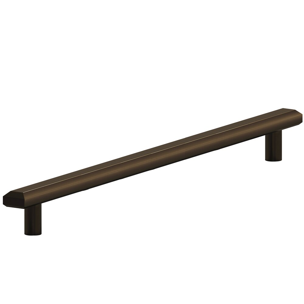 Colonial Bronze 12" Centers Beveled Appliance/Oversized Pull in Unlacquered Oil Rubbed Bronze