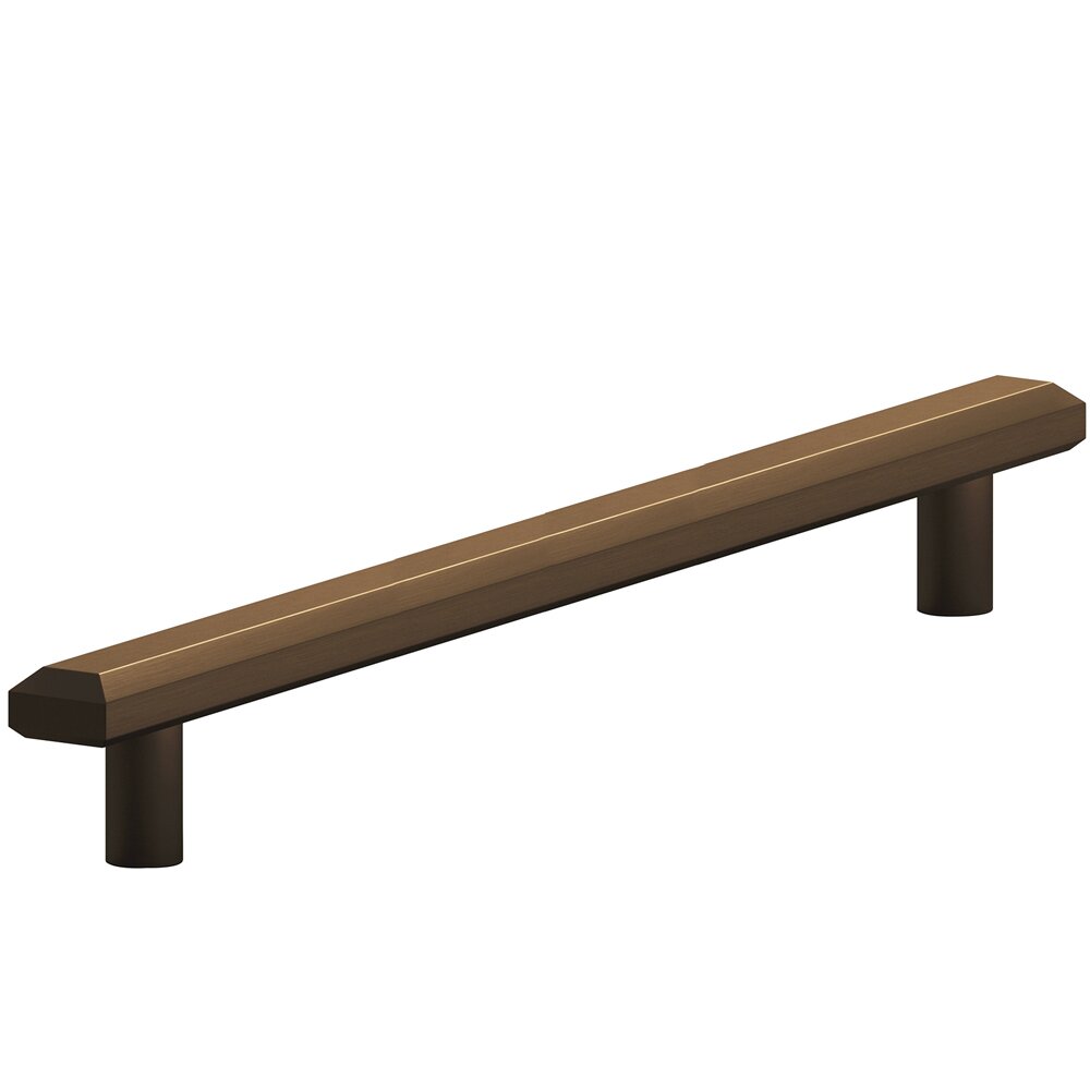 Colonial Bronze 8" Centers Beveled Appliance Pull in Matte Oil Rubbed Bronze