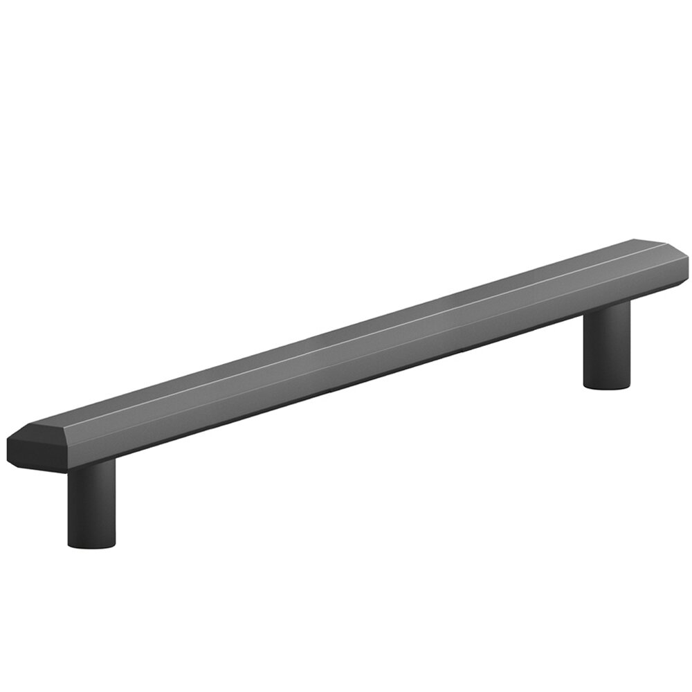 Colonial Bronze 8" Centers Beveled Appliance Pull in Matte Graphite
