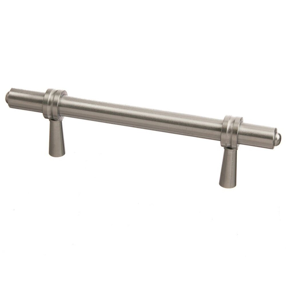 Colonial Bronze Adjustable Centers Pull in Satin Nickel