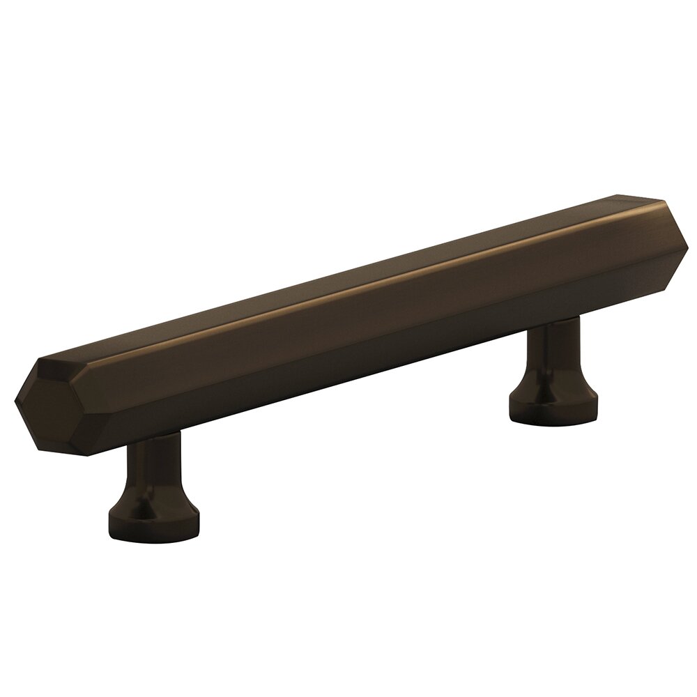 Colonial Bronze 4" Centers Cabinet Pull Hand Finished in Oil Rubbed Bronze